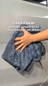 Kain Lap Drying Towel Twisted Loop Microfiber Cuci Mobil Lap Pengering Mobil Motor