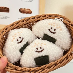 Cute Smile Rice And Vegetable Roll Brooch Pendant Funny Plush Doll Pendant Creative Doll Key chain
