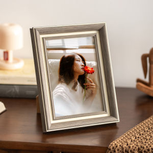 Có Thể Tùy Chỉnh Khung Ảnh In Dịch Vụ Treo Tường Để Bàn Màn Hình 6-inch 8-inch Phong Cách Bắc Âu Khung Nhựa Chụp Ảnh Trang Trí