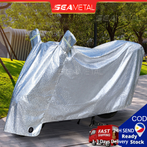 SEAMETAL Motorcycle Cover Waterproof UV Protective Outdoor Raincover Heavy Duty Body Moto Protector Hood Anti Scratch