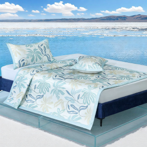 Mercury | Anti-mite Antibacterial Cool Feel Machine Washable Printed Cooling Bed Sheet
