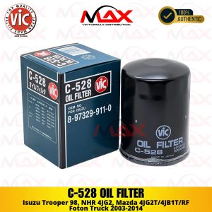 C-528 Vic Oil Filter For Isuzu Trooper 98 NHR 4JG2 Mazda 4JG2T/4JB1T/RF Foton Truck 2003-2014