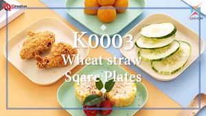 Piring Saji Kotak Wheat Straw: Pilihan Praktis dan Sehat