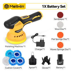 125 Mét điện không dây Dụng cụ đánh bóng ô tô máy 8 điều chỉnh không Dây dụng cụ đánh bóng ô tô tẩy lông Dụng cụ mài cho 12V pin