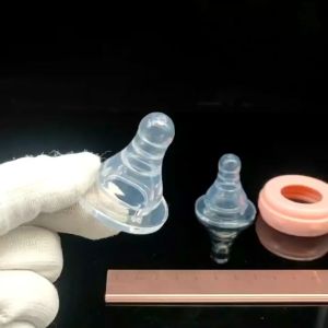 Happily Baby Nipple for Baby Bottles Standard Neck Wide Neck Soft Silica Gel Baby Pacifier Food Grade Nipples Feeding Pacifier1/3/5pcs