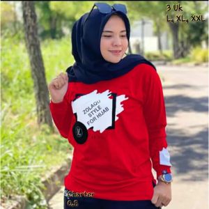 KAOS LENGAN PANJANG ZOLAQU / ATASAN WANITA