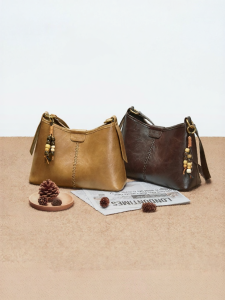 Josiny | Ladies New Spring Brown Versatile Shoulder Tote