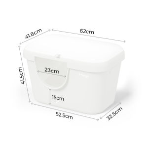 Mango Mango Pet Fully Closed Litter Box Oversized Rhubarb Oil Integrated Dual-Use Semi-Closed Anti-Splash