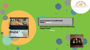 ALFA Chocolate Dark Compound 500 Gram