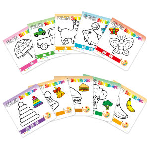 Set of 10 Chinese Coloring Books: For 3-6 Year Olds Drawing & Painting Educational Gifts