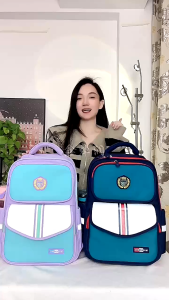 DAILYGO 2025 New Spine Protective Kids School Bag Waterproof Backpack Large Capacity School Bag For Kids