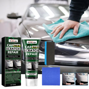 Homonth Car Scratch Repair Wax  Auto Swirl Remover Scratches Repair Polishing Cream Cars Body Grinding Compound Anti Scratch Wax