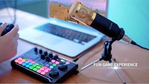 Kartu Suara F998 Kartu Suara Langsung Mixer Eksternal USB Tuner Kartu Suara - F998