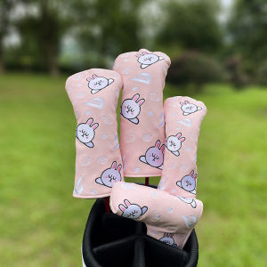 การ์ตูน กระต่ายกอล์ฟคลับฝาครอบ Protector 1 ไม้พัตเตอร์เหล็กกอล์ฟคลับเพลาฝาครอบแขนป้องกันกีฬาฟิตเนส