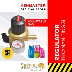 Kenmaster Kepala Regulator High Pressure + Meter KM 919