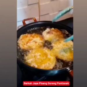 Pisang Goreng Pontianak Setengah Matang Isi 5 Pcs/Pck