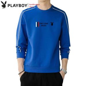 เสื้อสเวตเตอร์ผู้ชาย เสื้อกันหนาว สีทึบ คอกลมเพลย์ บอยบูรูสถ์ ลำลอง แฟชั่น