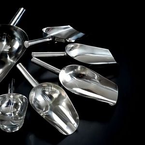 Sendok Skop Es Batu Stainless & Sekop Gula/Pasir/Pupuk/Tanaman/Kopi