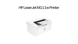 HP LaserJet Pro M111w Printer  A4  USB Wireless (Wi-Fi)  Print Only