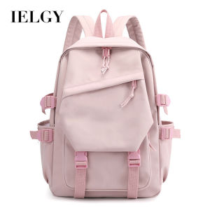 IELGY Ladies Retro Graffiti Contrast Color Backpack Student Fresh Art Backpack