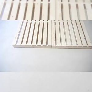 Tatami bed frame full floor platform low bed solid wood moisture-proof slats frame floor plank rental house no headboard floor bed