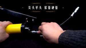 500CC/400CC Grease Gun Pump Heavy Duty High Pressure Oil Injection With hose Single-lever manual grease gun grease dispenser Greasing Tools