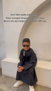 Jubah Anak Laki Laki Katun Toyobo Premium