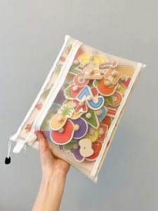 Transparent Storage Bag for Puzzles Toys Blocks Cards Small Particles Children Baby Organizing Tool Large Size China Made