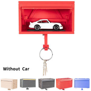 Car Garage Key Holder With Opening Door Wall Hanging Key Holder Fun 3D Printed Key Organizer Easy Installation Wall Decoration