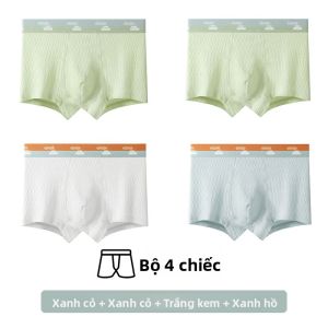 Quần đùi MiiOW Catman nam làm bằng cotton nguyên chất cạp vừa thoáng khí kháng khuẩn