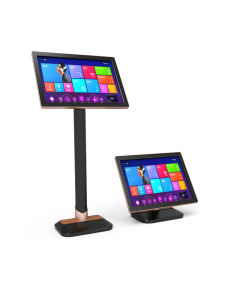 19 นิ้ว 21.5 นิ้วหน้าจอสัมผัส KTV คาราโอเกะอุปกรณ์เวที LCD ยืน Liberation Sound King Liquid Crystal