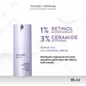 Wardah Renew You Anti Aging Intensive Serum Retinol 1% 15ml Serum Penuaan Anti Aging