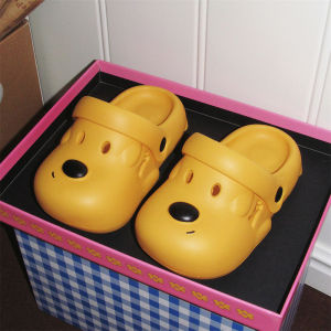 XIXITIAO | Cute Yellow Dog Style Anti-Slip Thick Bottom Summer Sandals