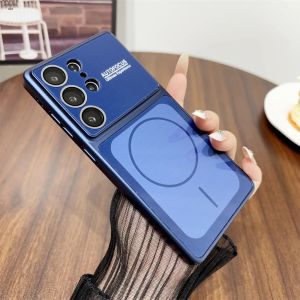 Ốp Lưng Samsung Galaxy S26/S25/S24/S23 Ultra Plus Mờ Từ Tính Chất Liệu PC Bảo Vệ Ống Kính Camera Chống Sốc Cứng Cáp Tương Thích Với Magsafe
