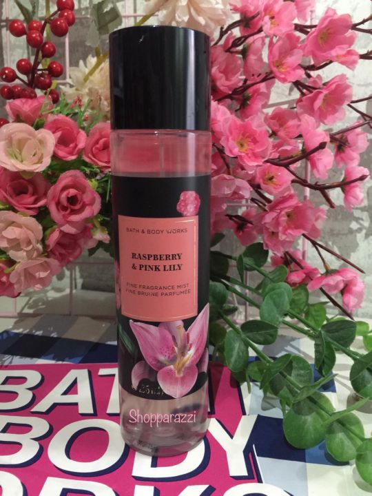 Bamboo Raspberry And Pink Lily Fragrantica Body Mist Raspberry And