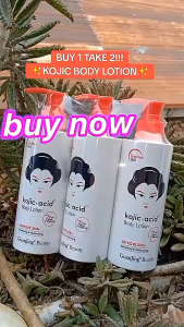 【BUY 1 TAKE 1】Kojic Acid Brightening Body Lotion – Brightens Skin Tone Moisturizes And Whitens Fades Dark Spots Improves Dullness Collagen-Rich Body Lotion Suitable For All Skin Types.