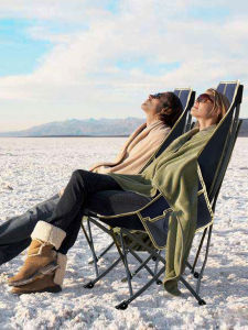 Outdoor Folding Chair Egg-Shaped High Backrest Bean Bag Moon Chair Stool Barbecue Beach Chair Portable Sketch Fishing Chair