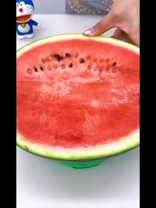 2 in 1 Stainless Steel Double-ended Watermelon Cutter and Fork