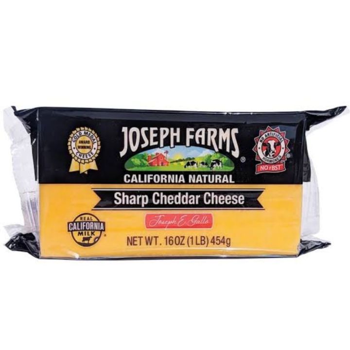 Joseph Farms Cheese mozarella monterey sharp cheese 454g Lazada PH