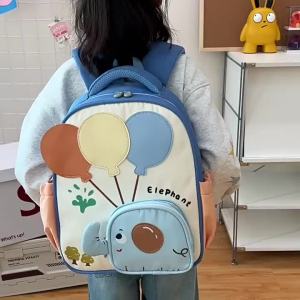 GrowSafe 2026 New Style Ultra Lightweight Kindergarten Backpack Cute Color School Bag 3-6 Years Old