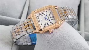 Box Exclusive Jam Tangan GPlus Kotak Romawi VA-572SPR / Jam Tangan Fashion Wanita Tali Rantai Diameter 28 cm