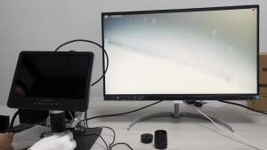 Andonstar 3 Lens AD249SM-ES HDMI Digital Microscope 2000X with Endoscope 10.1" IPS LCD for 2160P UHD Electronics Soldering Tools