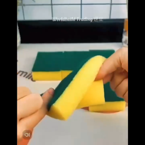 2in1 Steel Wire Cleaning Balls Dishwashing Sponge Cleaning Pot Scrubber Kitchen Cleaning Set