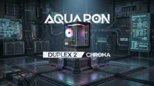 Armaggeddon Aquaron DeepFreeze Duplex 2 Chroma MATX USB 3.0 PC Case with 3 ARGB PC Fan