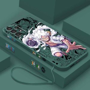 One Piece | Ốp Điện Thoại Silicon One Piecer Dành Cho Samsung S26/S25 Edge S24/S23/S22/S21/S20 Ultra Lite - Thiết Kế Dây Thừng Lỏng Chống Sốc Chống Xước Mềm Mại