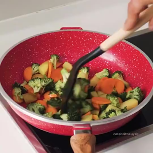 🇸🇬 <LazMall> DESSINI ITALY Granite Aluminum Non Stick Casserole Pot (12PCS) Non-Stick Cooking Pot Frying Pan