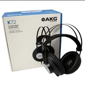AKG Pro Audio K72 Over-Ear Closed-Back Studio Headphones Matte Black