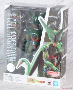 Bandai | Genuine Bandai S.H.Figuarts Cell First Form Shf Dragon Ball Z Anime Figurines Action Figure Collection Model Toy Christmas Gift