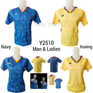 Kaos Badminton Y2510 / Y-2510 Man Ladies Couple Baju Jersey Bulutangkis