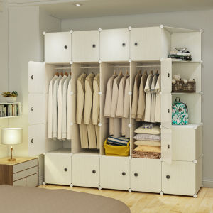 DANBIYIN | Modern Simple Assembled Fabric Wardrobe for Bedroom Rent House